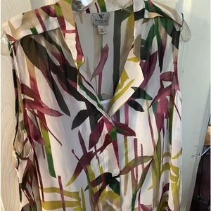 Women’s 1x shirt sleeve top with camisole